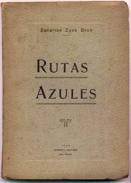 PortadaRutasAzulesZuzaBrun Portada de Rutas azules, de Zuza Brun