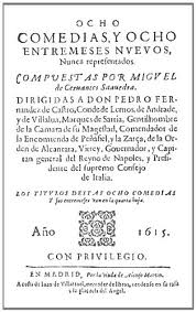 Portada de ocho comedias y ocho entremeses (1615)