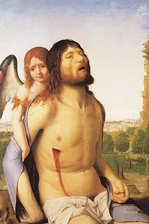 Cristo muerto sostenido por un ángel, de Antonello da Messina