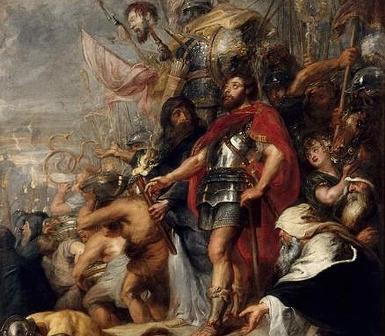 El triunfo de Judas Macabeo, de Rubens