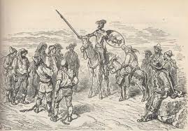 Don Quijote libera a los galeotes