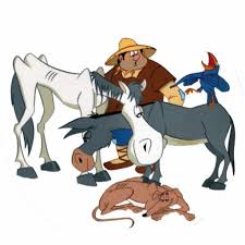 Rocinante y el rucio