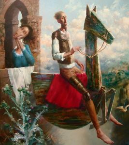 Don Quijote y Dulcinea