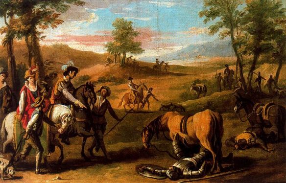 Encuentro de don Quijote con la Duquesa