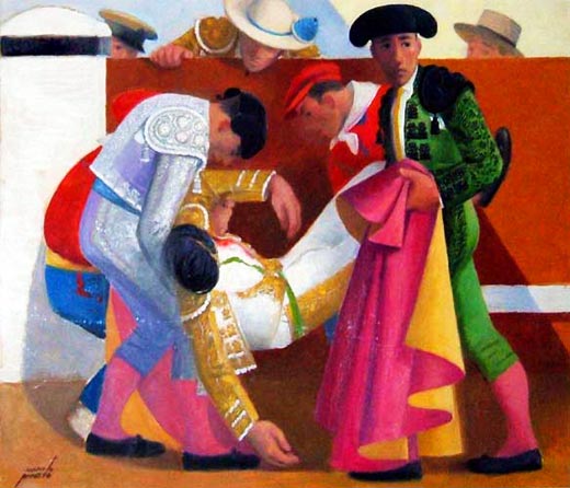 Cogida de torero, Manolo Prieto