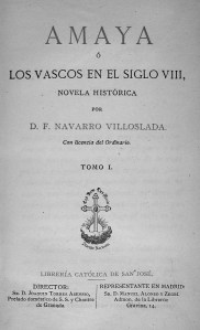 Amaya, de Navarro Villoslada