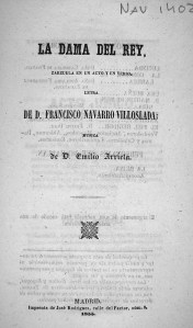 La dama del rey, de Navarro Villoslada