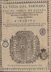 La vega del Parnaso, de Lope de Vega