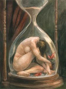 Reloj de arena, de Santiago Caruso