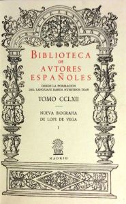 C. A. de la Barrera, Nueva biografía de Lope de Vega