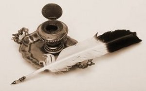 Pluma y tintero