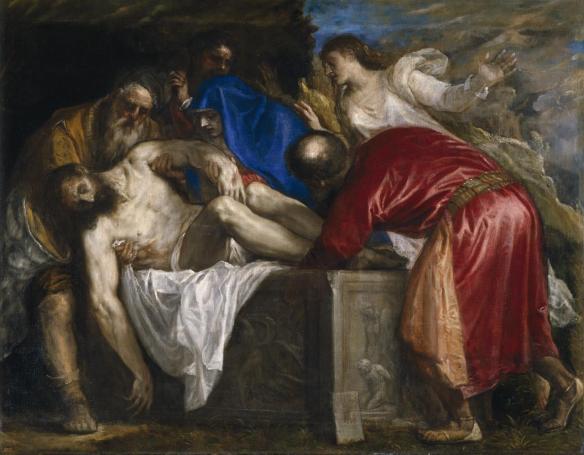 Entierro de Cristo, de Tiziano