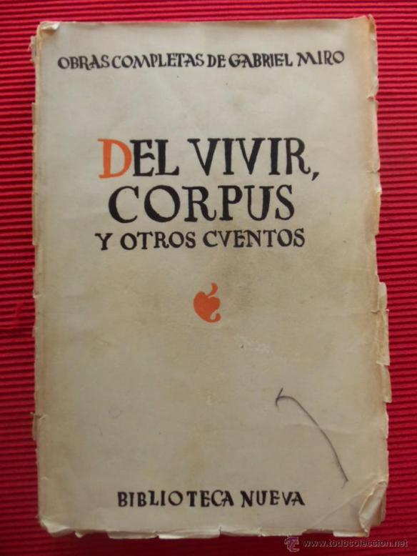 Corpus y otros cuentos, de Gabriel Miró