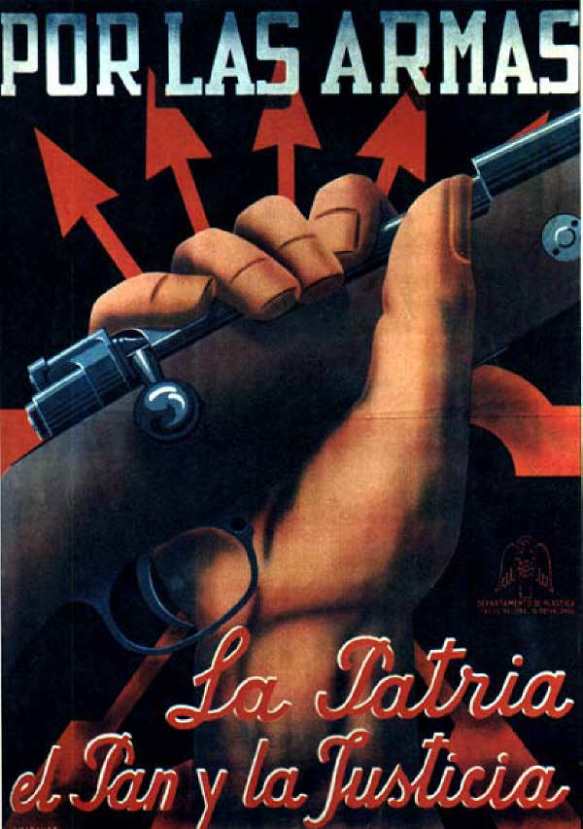 Cartel de Falange Española