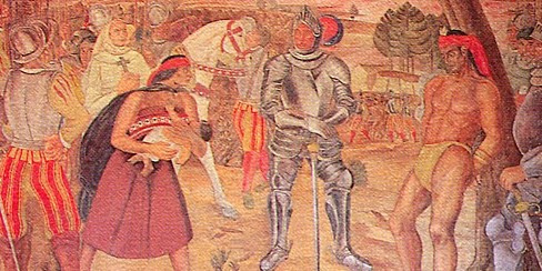 Muerte de Caupolicán