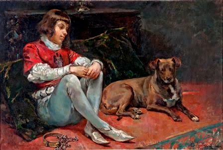 MuñozLucena_Un paje y un perro de caza