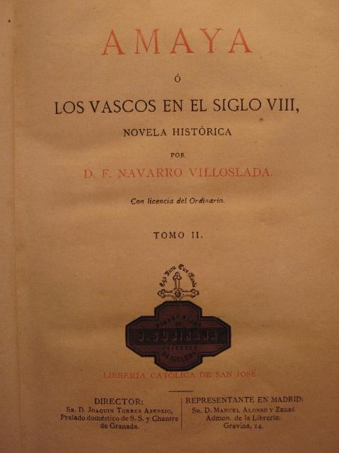Amaya, de Francisco Navarro Villoslada