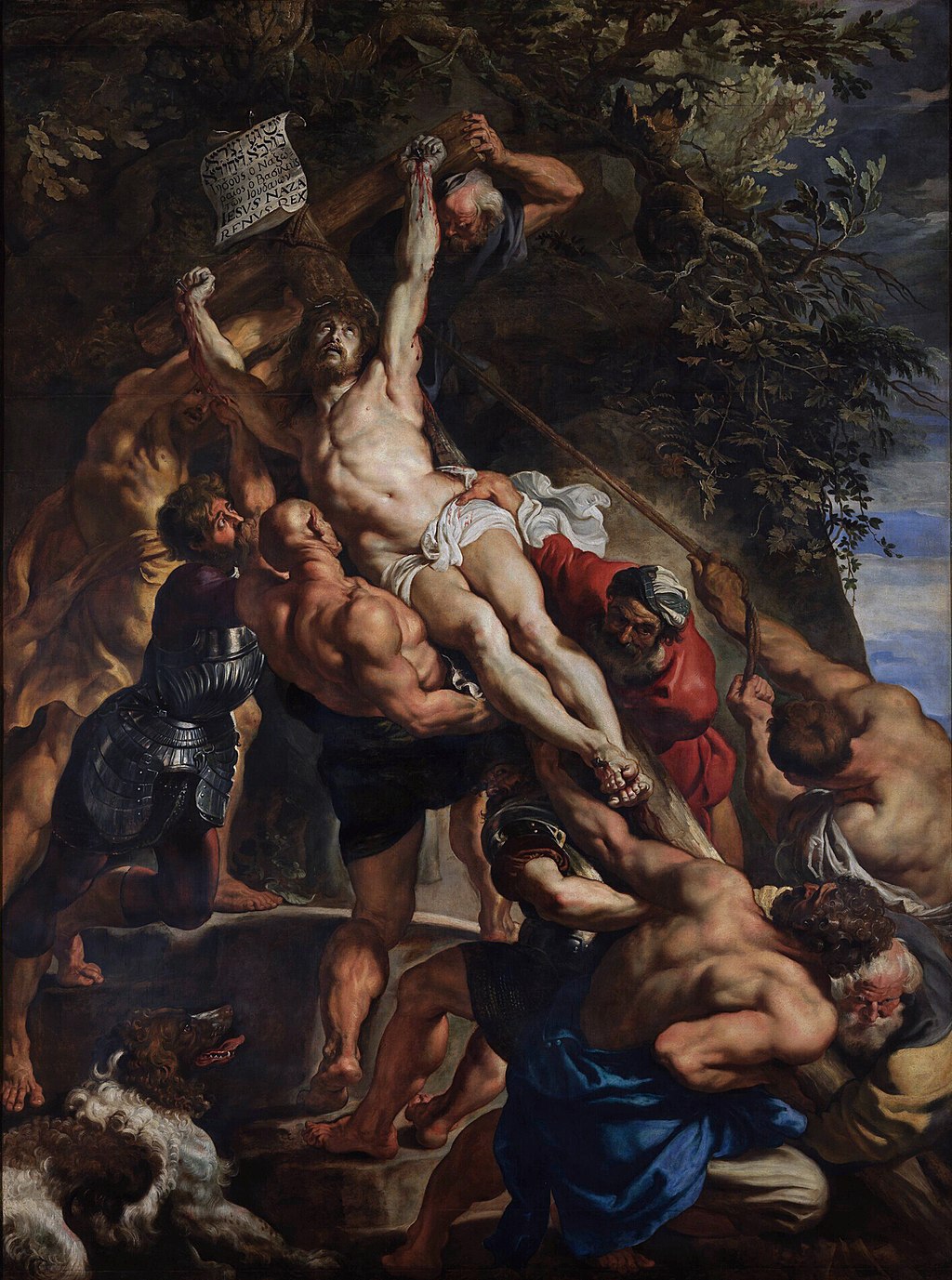 Peter Paul Rubens, La elevación de la Cruz. Museo Real de Bellas Artes de Amberes (Amberes, Bélgica)