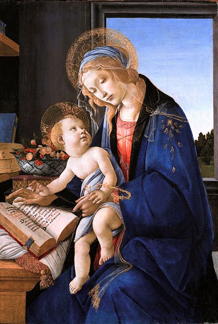 Sandro Botticelli, Virgen del libro