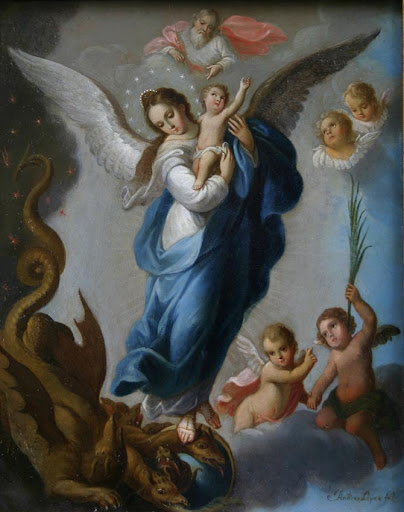 Virgen del Apocalipsis, de Andrés López (Museo Andrés Blaisten, Ciudad de México)