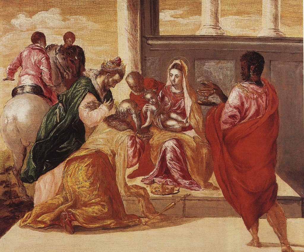 El Greco, La Adoración de los Reyes Magos (c. 1568-1569), versión del Museo Lázaro Galdiano (Madrid)