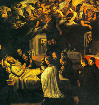 Muerte de San Ignacio de Loyola.