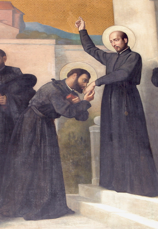 San Francisco Javier y San Ignacio de Loyola en la iglesia de los Jesuitas de Paris