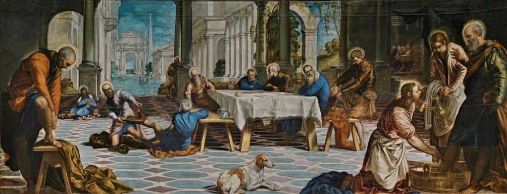Tintoretto, El lavatorio (1548-1549). Museo del Prado (Madrid).
