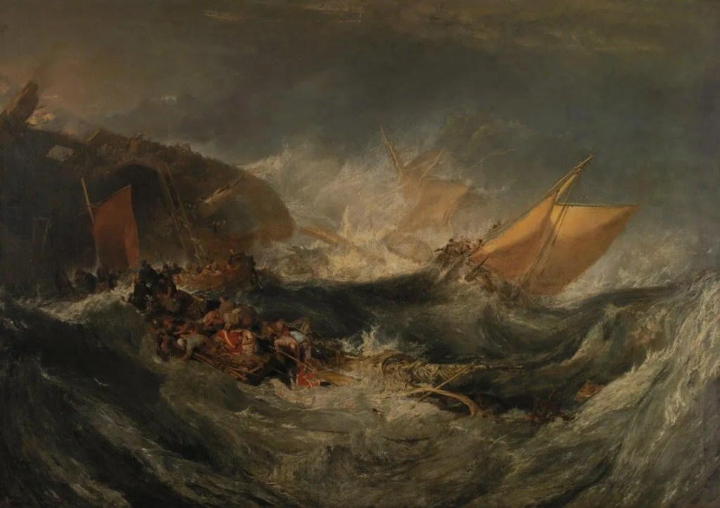 Turner, El naufragio (1810)