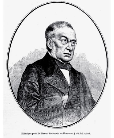 Retrato de Manuel Bretón de los Herreros