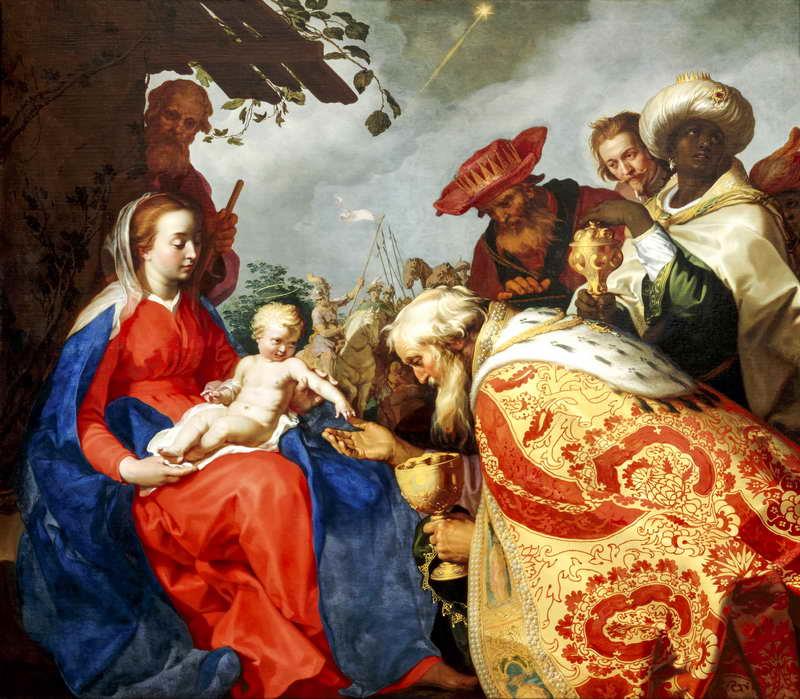 Abraham Bloemaert, Adoración de los Reyes Magos. Centraal Museum (Utrecht, Países Bajos)
