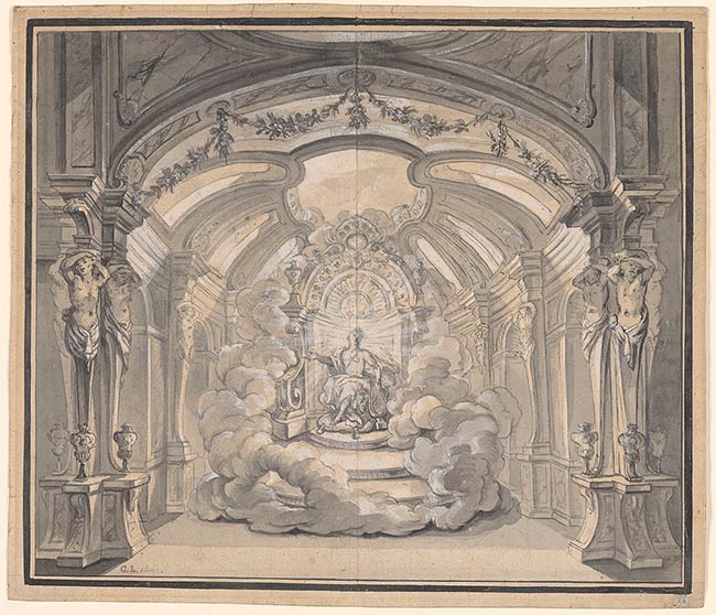 Cosme Lotti, Apolo entronizado