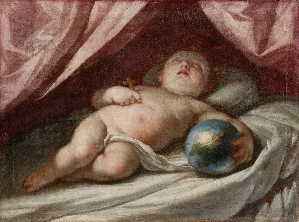 Antonio Palomino, Niño Jesús dormido (entre 1701 y 1725). Museo de Bellas Artes de Córdoba (España)