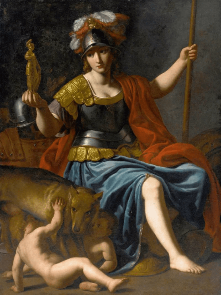 Alessandro Turchi, Belona con Rómulo y Remo