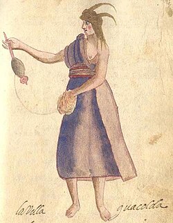 «La bella Guacolda», en Relación del viaje de Fray Diego de Ocaña por el Nuevo Mundo